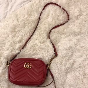 GUCCI MARMONT MINI CAMERA BAG